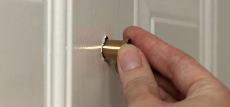 peephole door repair in Corning